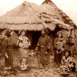 Ainu villagers